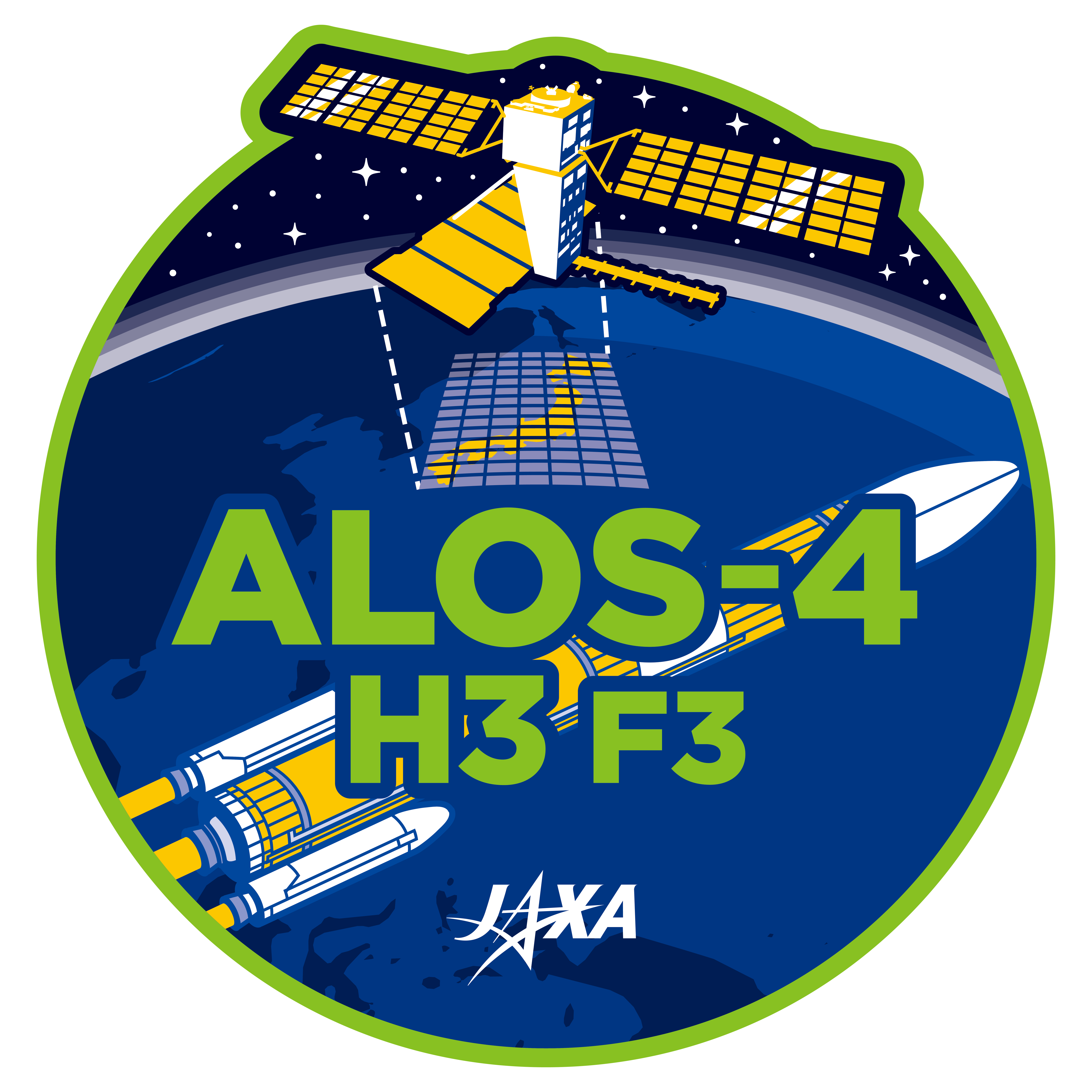 H3ロケット3号機・ ALOS-4 打上げ記念 ステッカー